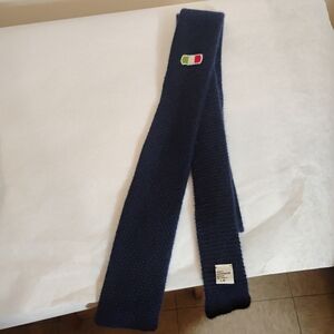 RODA Men’s Knit Luxury Neck Tie Italian Flag 100% Cashmere’s Skinny  Blue